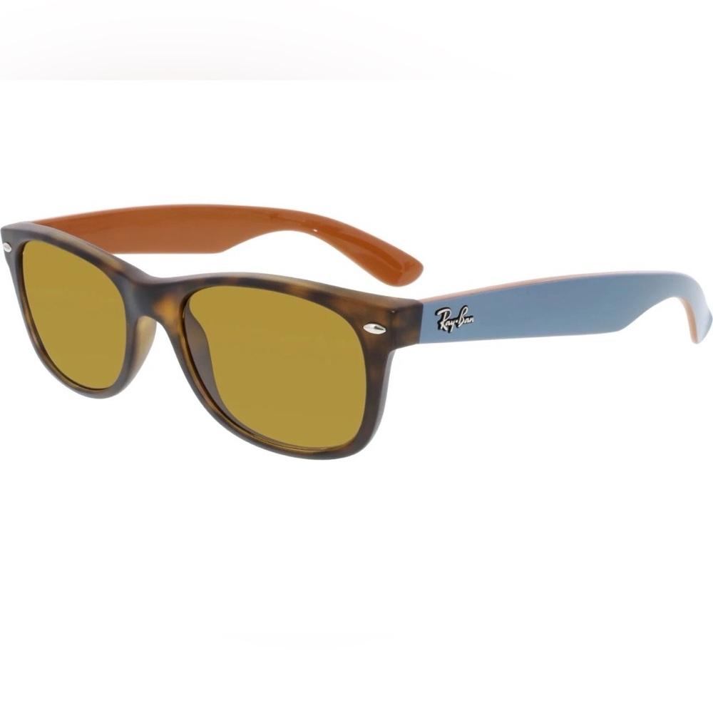 Ray-Ban Tortoise and Blue Sunglasses